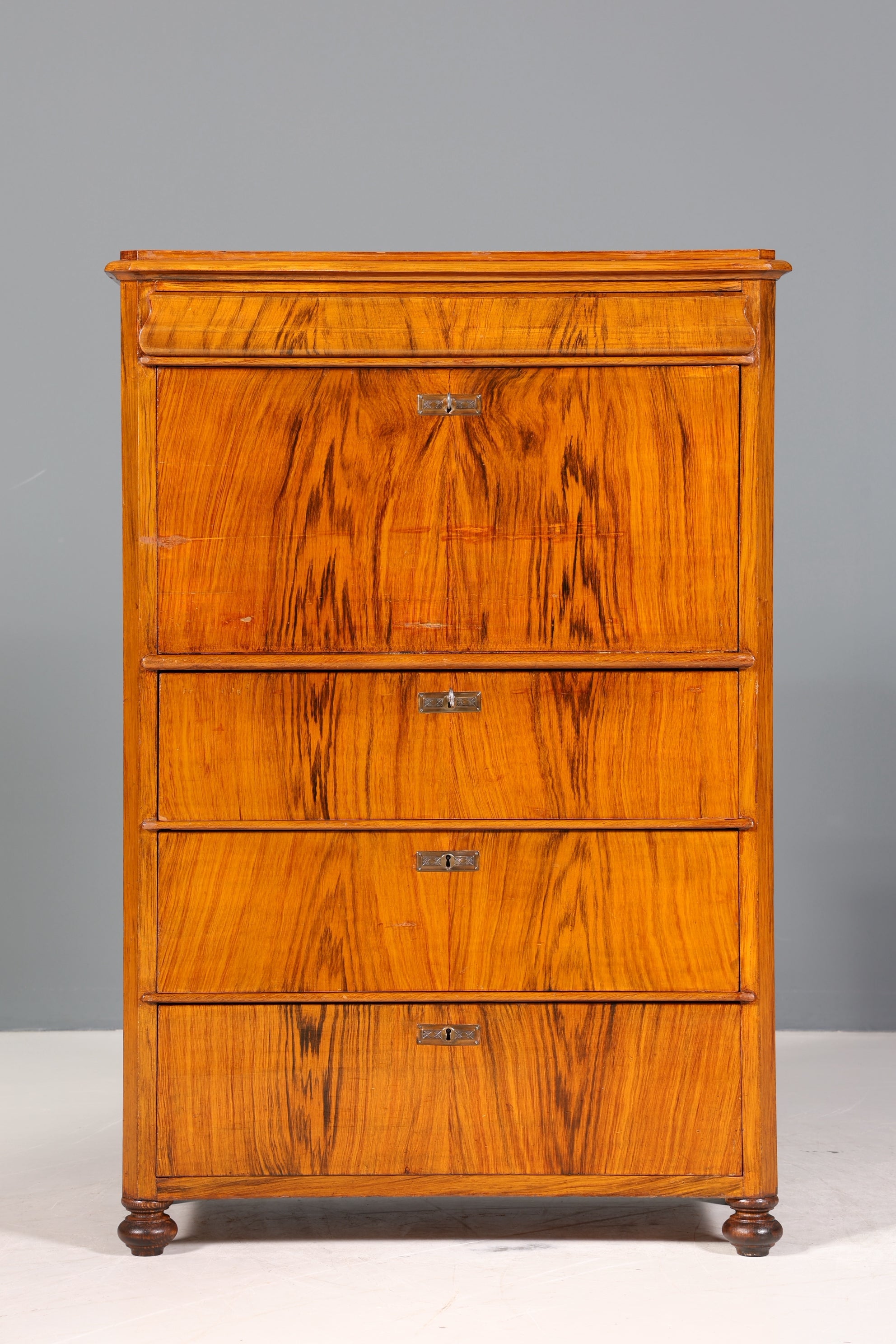 Wunderschöner Louis Philippe Sekretär Vertiko Gründerzeit Kommode Schubladenkommode