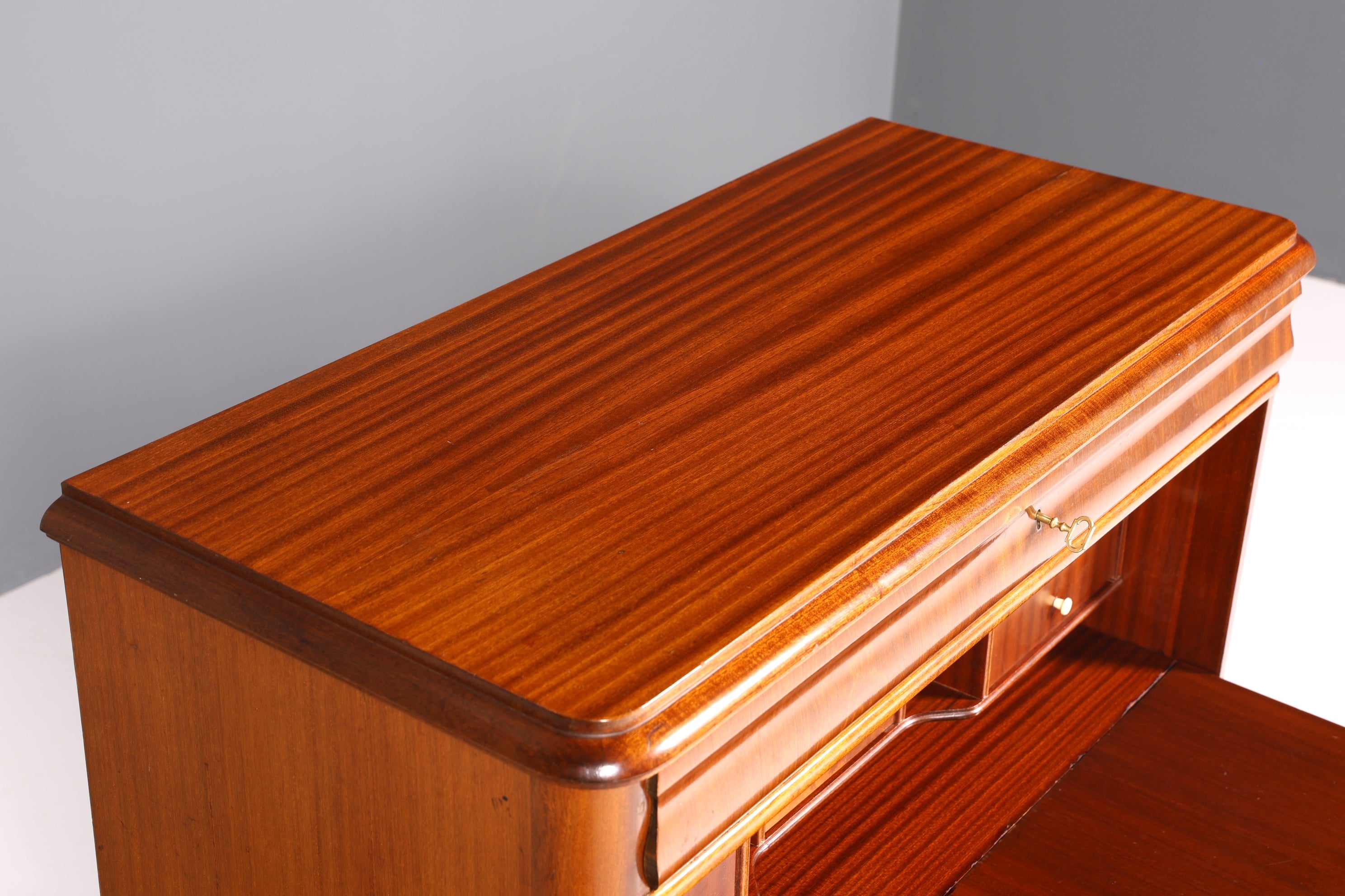 Magnifique secrétaire de style ancien, commode de bureau, style Art déco, bureau Vertiko des années 1950, commode