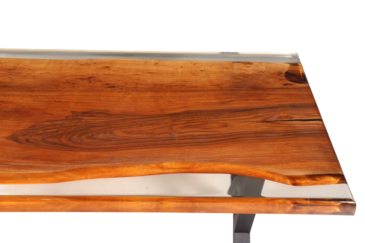 Beeindruckender Epoxidharz Tisch 180-90cm Nussbaum Esszimmer Tisch River Table Epoxy Küchentisch