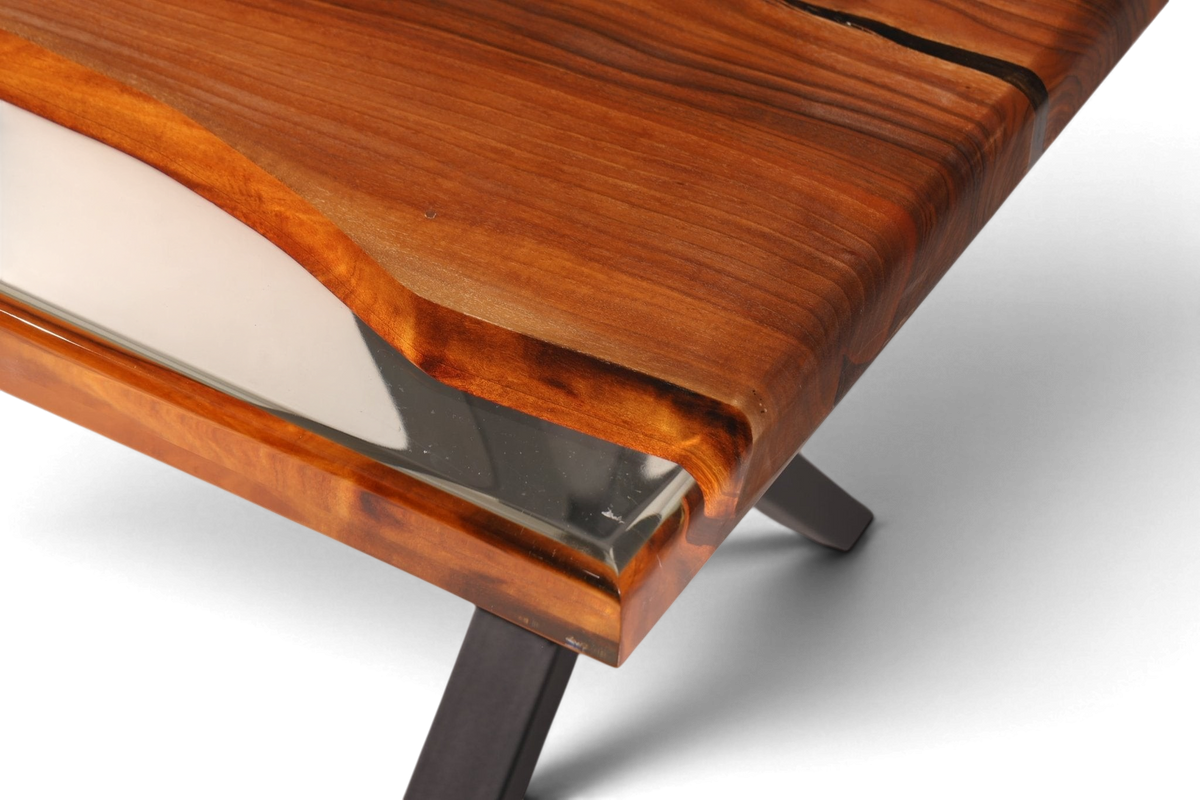 Beeindruckender Epoxidharz Tisch 180-90cm Nussbaum Esszimmer Tisch River Table Epoxy Küchentisch
