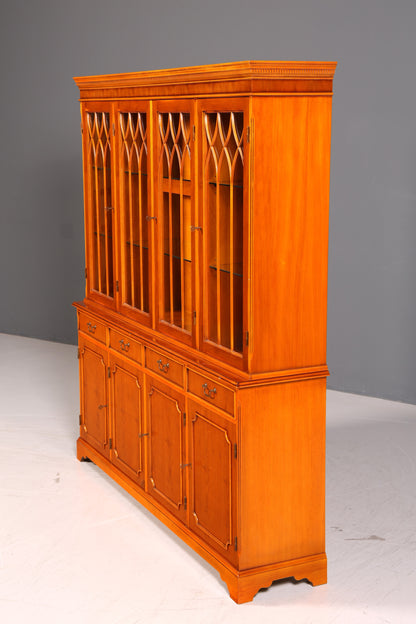 Englische Vitrine Eibe – Bild 7