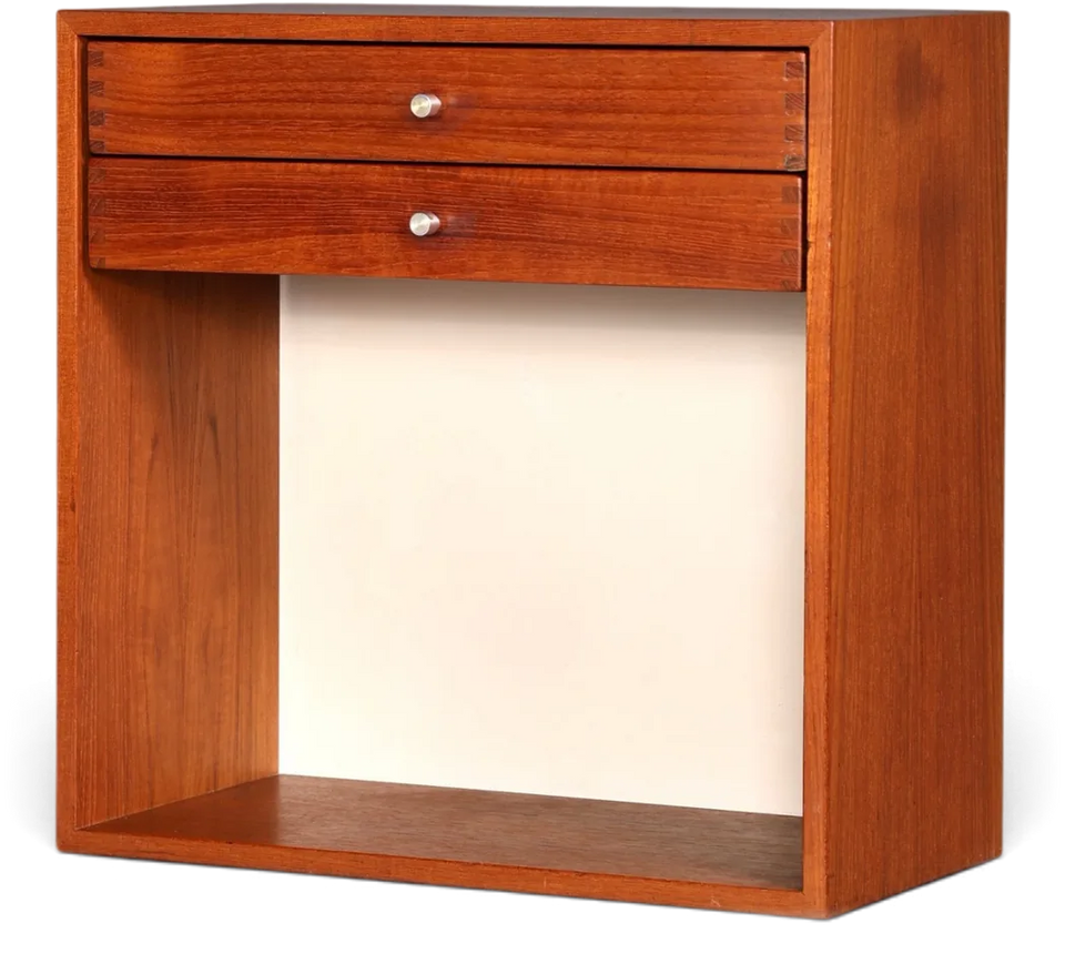 Table de chevet / armoire suspendue, Kai Kristiansen pour Aksel Kjersgaard