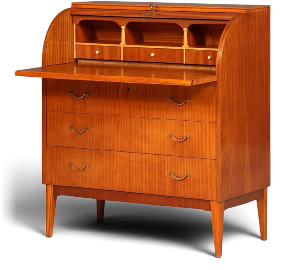 Secrétaire à volet Mid-Century