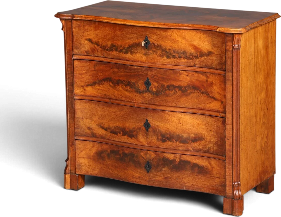Commode Louis-Philippe en noyer