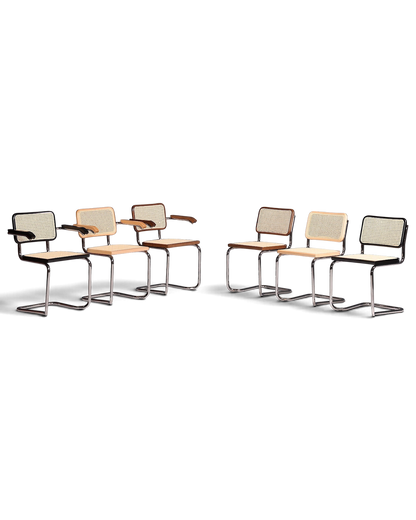 Korbgeflecht Freischwinger Stuhl &amp;quot;Milano&amp;quot; Made in Italy Beige Wippstuhl Küchenstuhl Esszimmer Stuhl