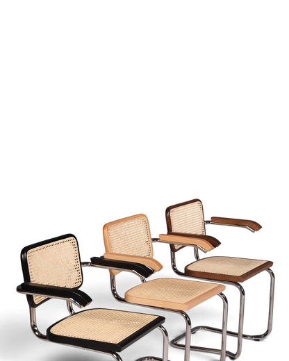 Korbgeflecht Freischwinger Stuhl &amp;quot;Milano&amp;quot; Made in Italy Beige Wippstuhl Küchenstuhl Esszimmer Stuhl