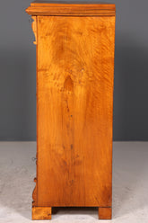 Stilvoller Biedermeier Sekretär Vertiko Louis Philippe  Kommode Schubladenkommode