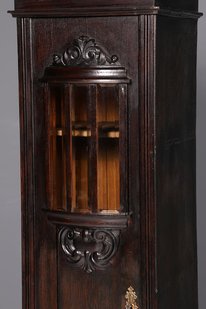 Magnifique vitrine Art nouveau, bibliothèque ancienne, vaisselier, vitrine en verre, armoire ancienne, 1 sur 2