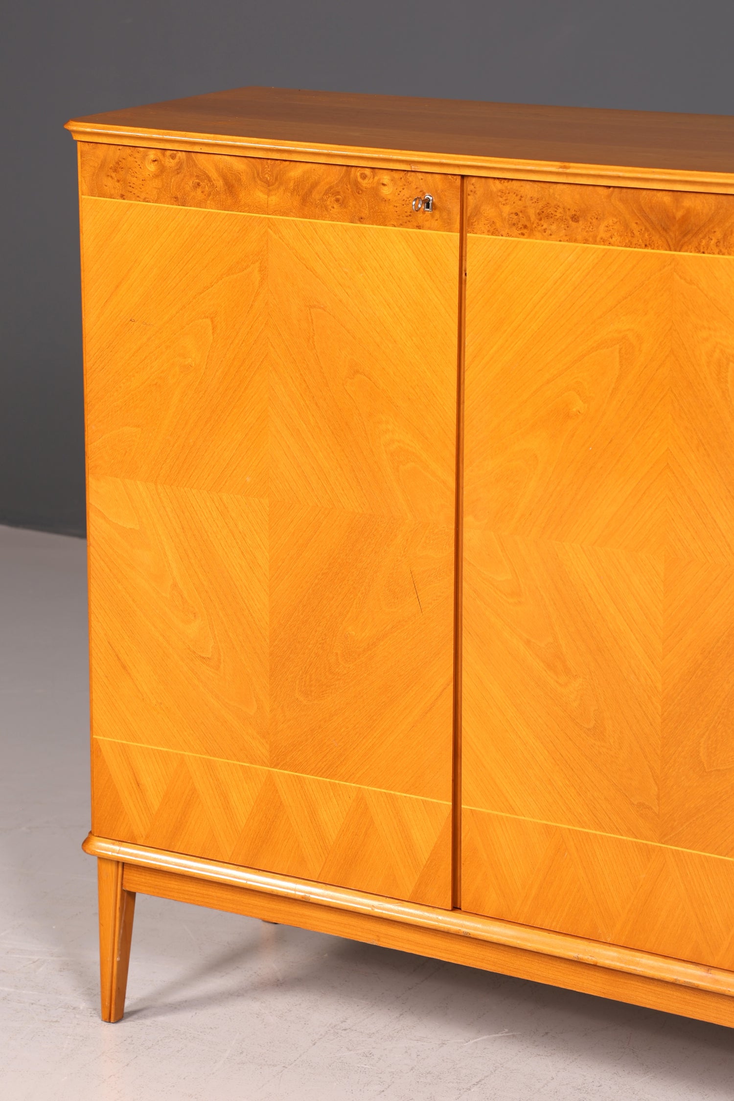 Traumhafter Mid Century Highboard Retro Vitrine 60er Jahre Schrank Kommode Vintage Designklassiker