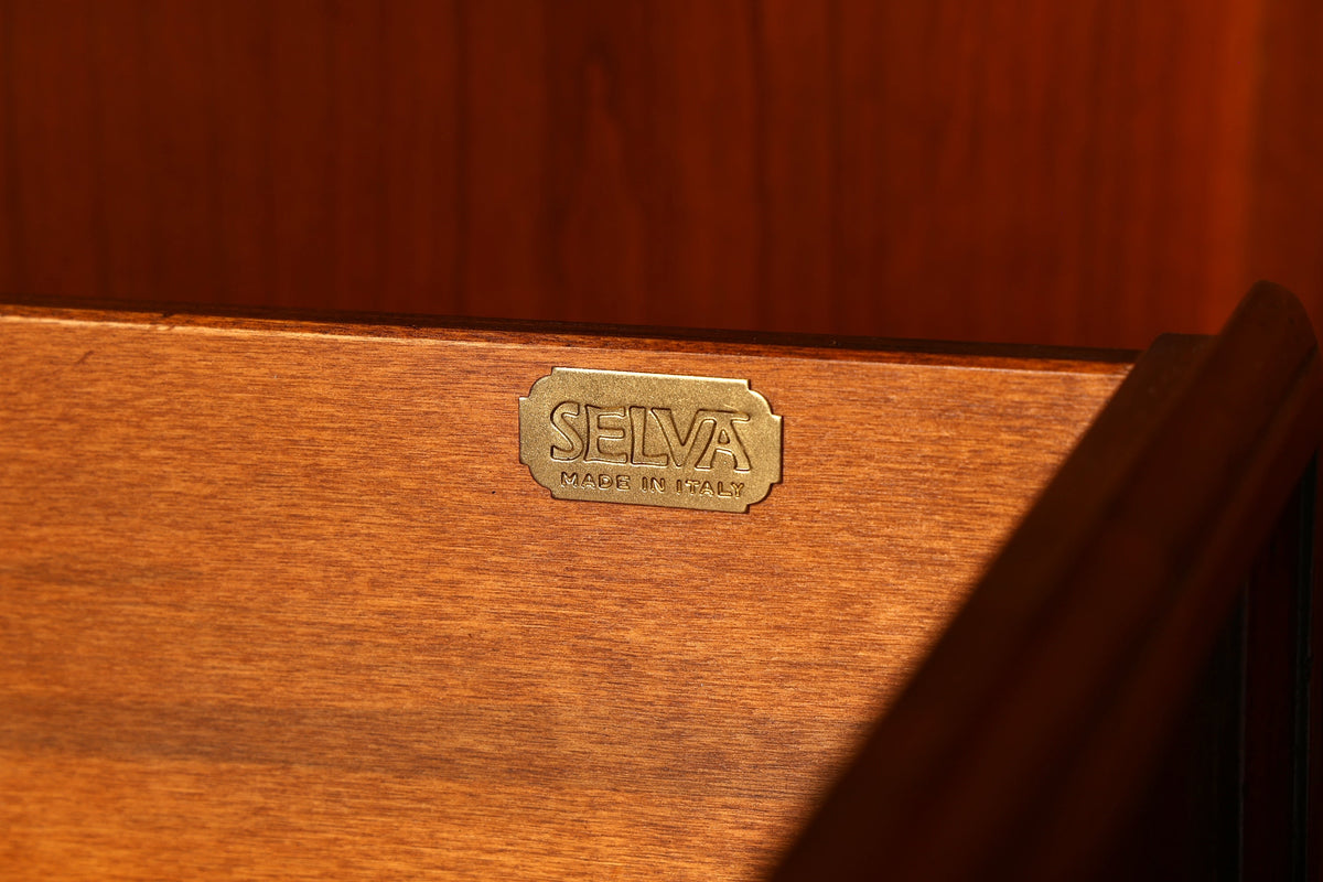 G144 Finish cm SELVA Wunderschönes Englisches Bücherregal Eibe Antik Regal Bookshelf Buchablage 60s