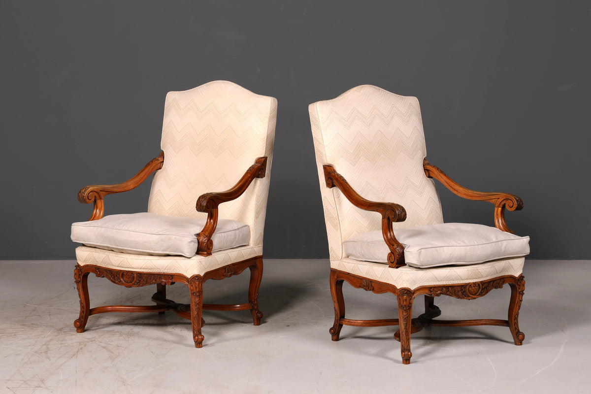 Élégant fauteuil Louis Philippe à accoudoirs de l’époque Gründerzeit, fauteuil ancien rembourré, 1 sur 2