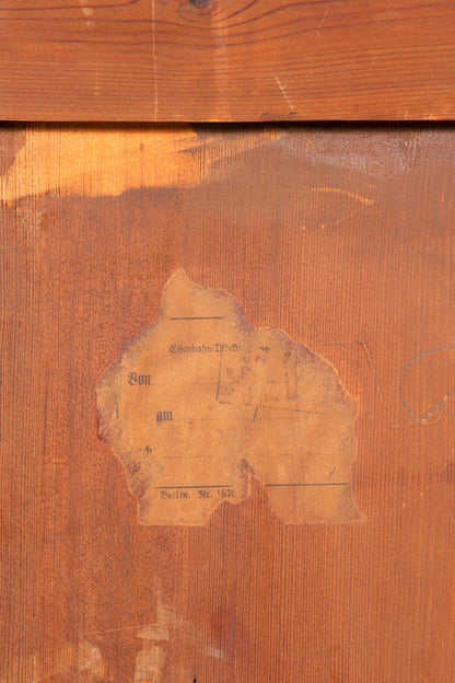 Stilvoller Louis Philippe Sekretär um 1880 Kommode Antik Biedermeier Stil Bürokommode