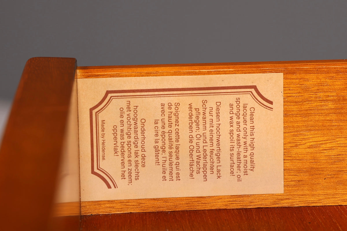 Traumhafter Original Heldense Beistelltisch Eibe Holz Klapptisch Ablagetisch Kommode Telefontisch