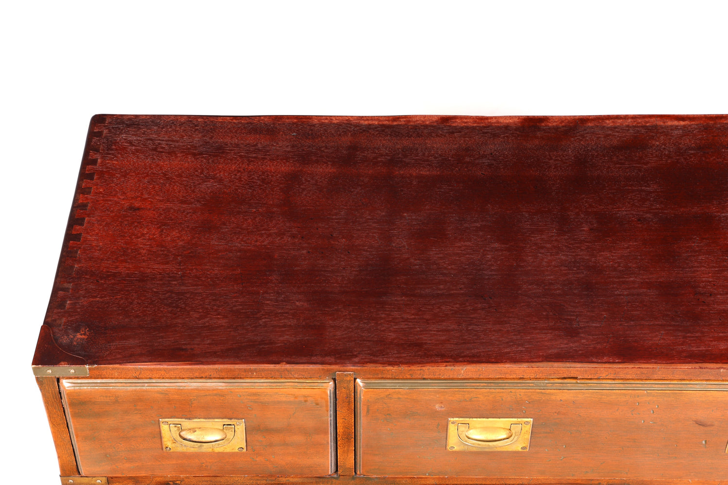 Buffet maritime onirique, coffre de navire anglais, meuble ancien anglais, coffre militaire