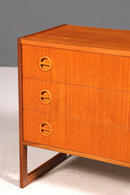 Wunderschöne Mid Century Kommode Teak Holz Sideboard Vintage Schubladenkommode Danish Design 60s Designklassiker