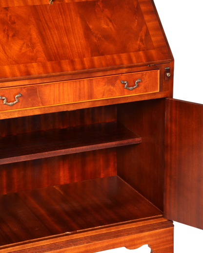 G401 Finish cm Wunderschöner Englischer Sekretär Büro Aufsatzsekretär Antik 60S Vitrinen Schrank UK (Kopie)