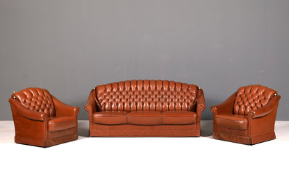 Stilvoller Original Chesterfield Sessel Englischer Armlehnsessel Englisch Herrensessel 2 von 2