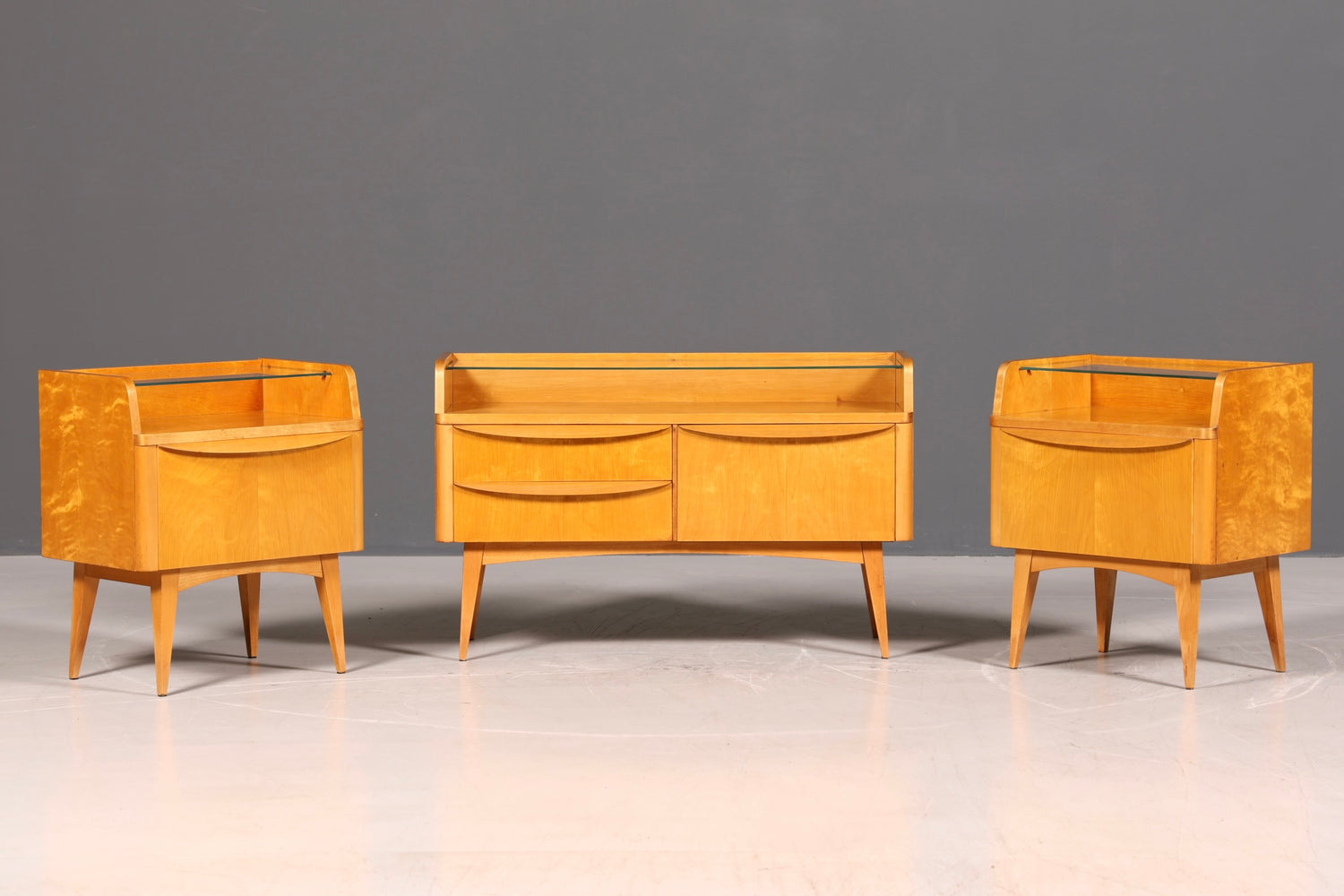 Original Hellerau Schrank Franz Ehrlich Mid Century Sideboard Lowboard DDR Design