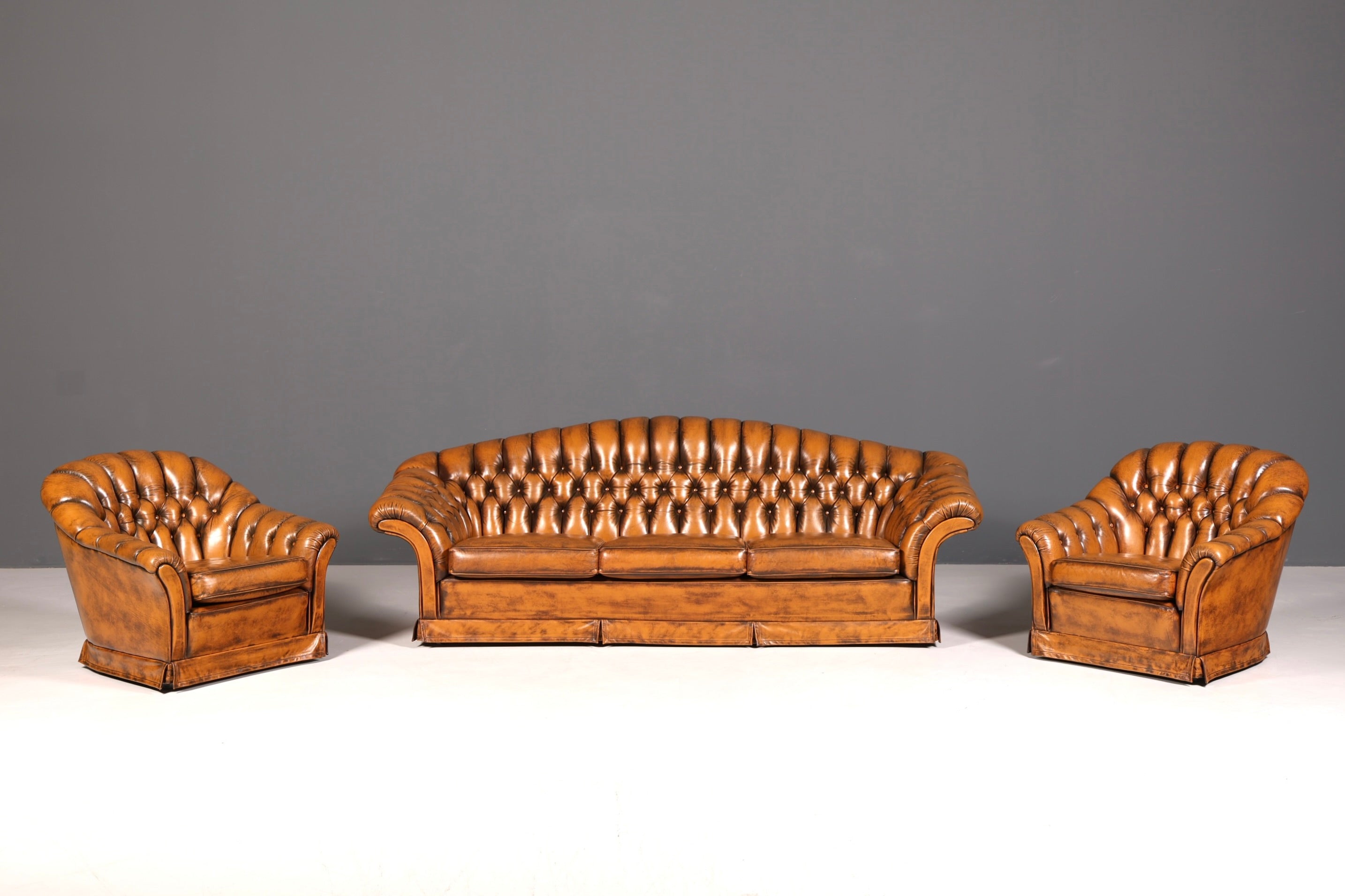 G152 Finish cm Stilvoller Original Chesterfield Sessel Englischer Armlehnsessel Englisch Herrensessel (Kopie)
