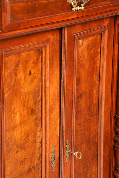Traumhaftes Gründerzeit Vertiko Jugendstil Schrank Antik Highboard Kommode