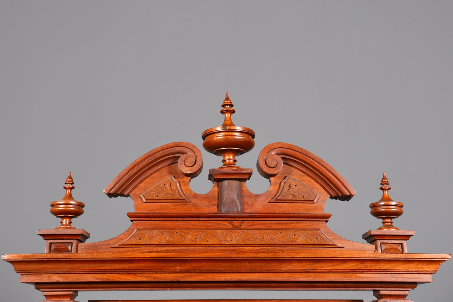 Élégante commode Louis-Philippe à plateau miroir, coiffeuse Gründerzeit (fin du XIXe siècle), meuble en bois, meuble d&