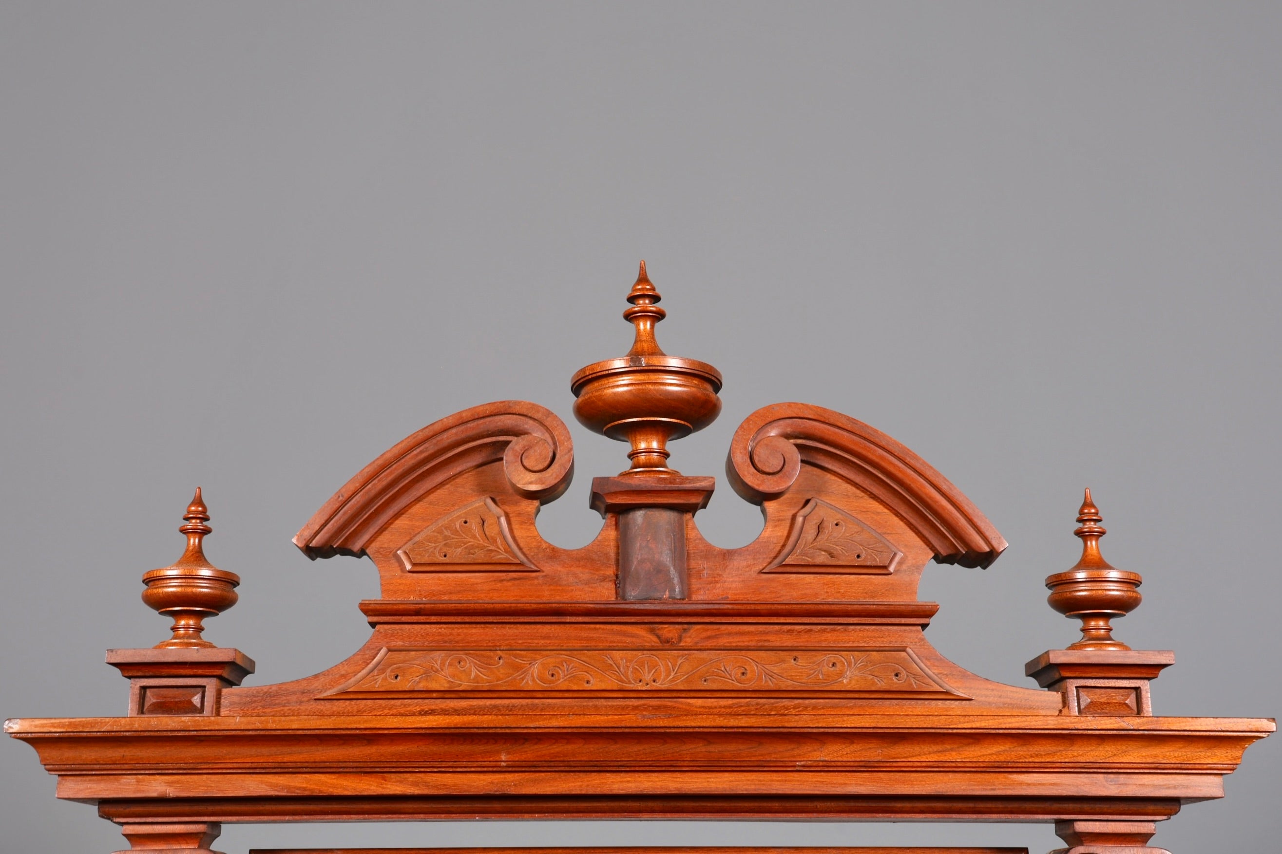 Élégante commode Louis-Philippe à plateau miroir, coiffeuse Gründerzeit (fin du XIXe siècle), meuble en bois, meuble d&