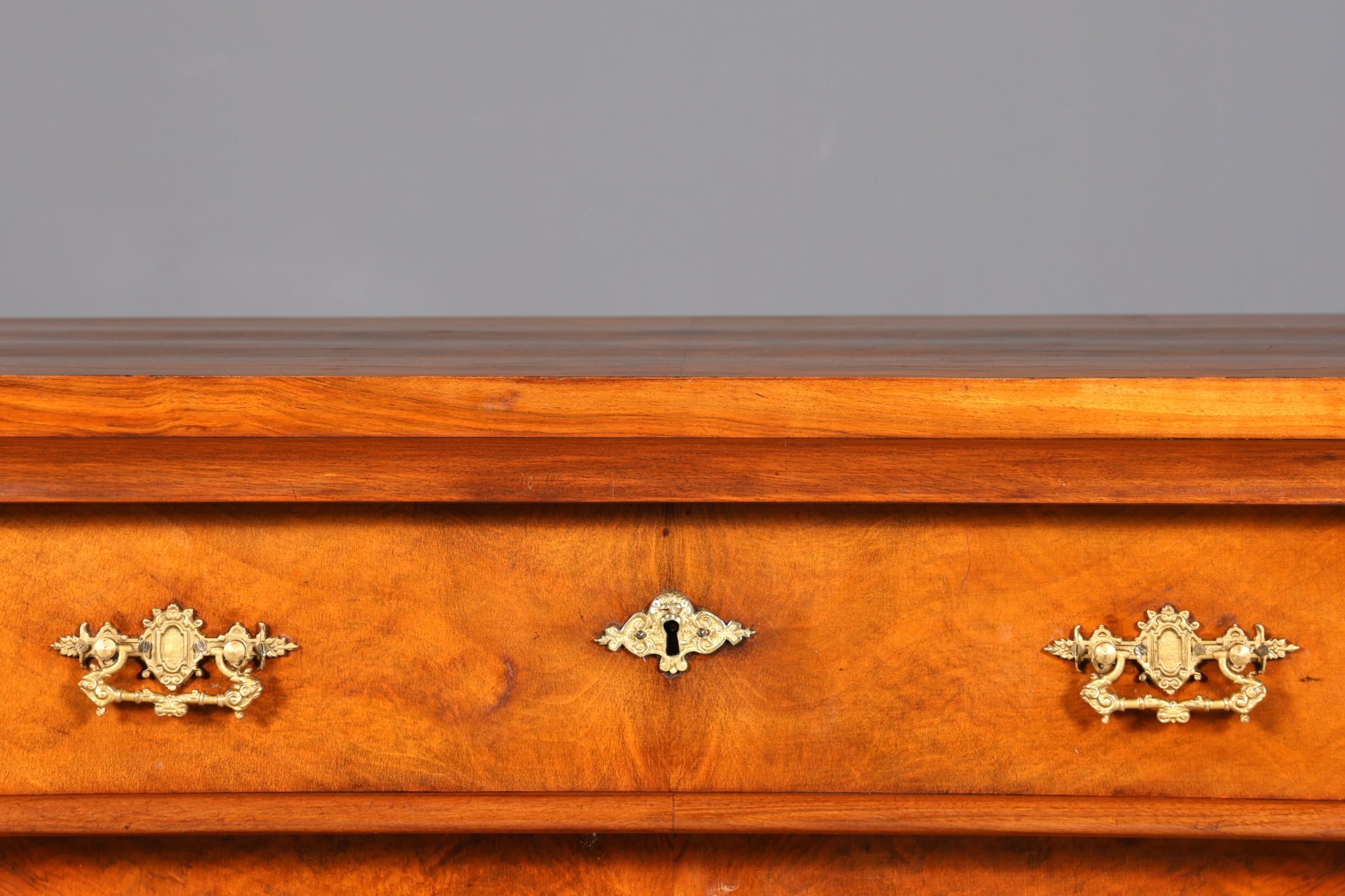 Beau secrétaire Gründerzeit, commode Art Nouveau, meuble ancien