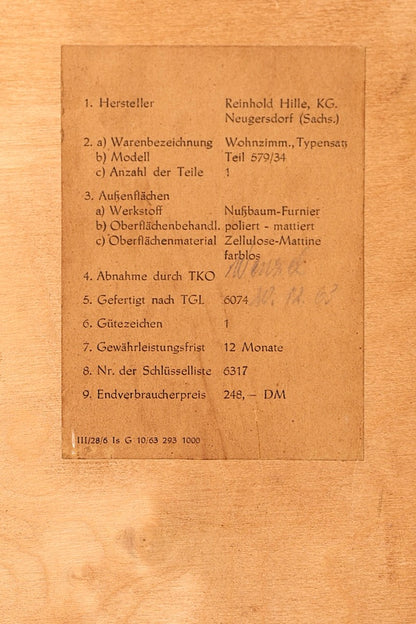 Wunderschöne Mid Century Eckkommode Vintage Schrank Eckschrank 60er Jahre Kommode echt Holz