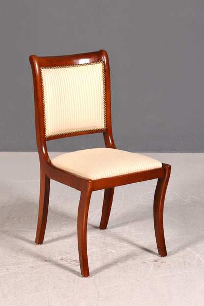 6x Edle Englische Stühle Regency Mahagoni Dining Chairs Esszimmerstühle Küchenstühle Stuhlset Vintage