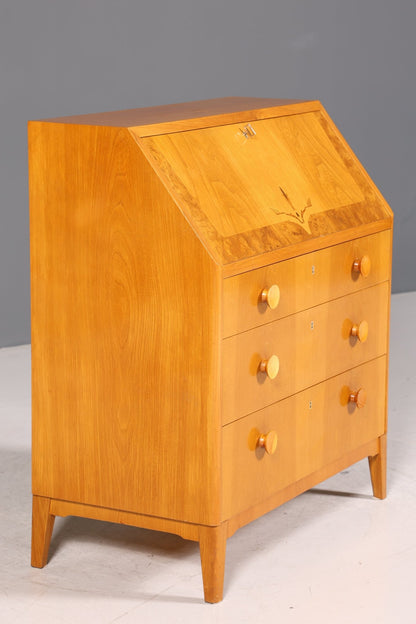 Schlichter Sekretär im Biedermeier Stil um 1930 Schreibmöbel echt Holz Kommode Schreibtisch