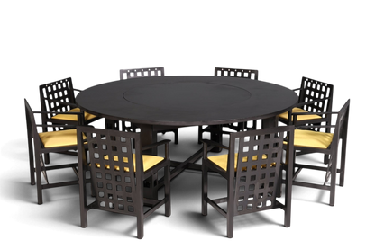 Sehr seltener Cassina Tisch DS3 Esstisch By Charles Rennie Mackintosh Küchentisch runder Tisch