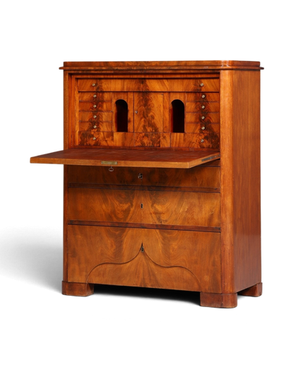 Stilvoller Louis Philippe Sekretär Vertiko Gründerzeit Kommode um 1880 Office