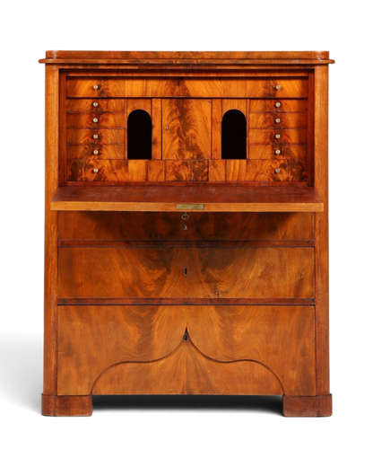 Stilvoller Louis Philippe Sekretär Vertiko Gründerzeit Kommode um 1880 Office