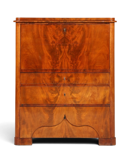 Stilvoller Louis Philippe Sekretär Vertiko Gründerzeit Kommode um 1880 Office