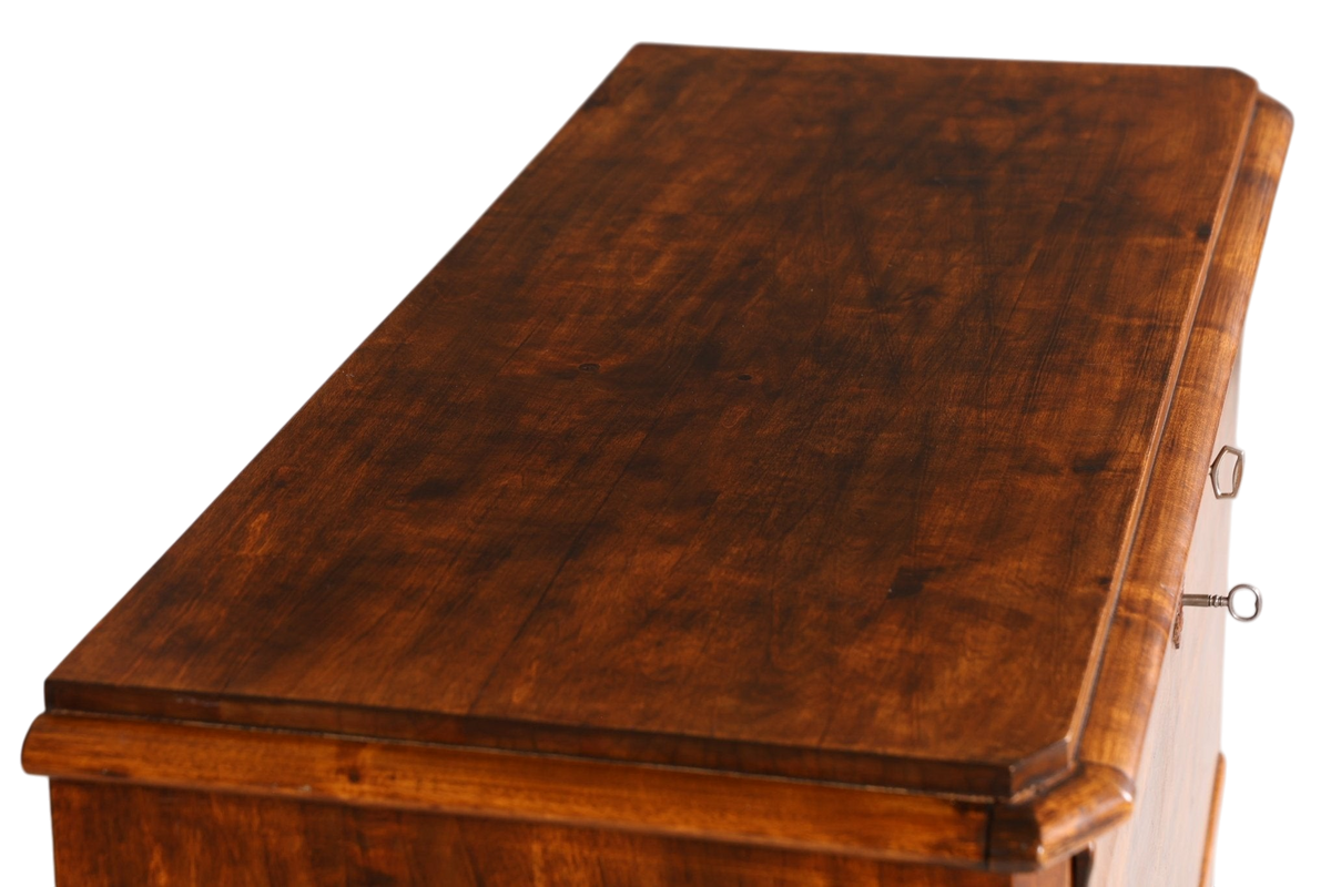 Stilvoller Louis Philippe Sekretär Vertiko Gründerzeit Kommode um 1880 Schreibkommode