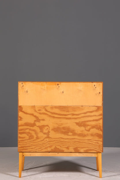 Stilvoller Mid Century Sekretär echt Holz Vintage Büro Schrank Schreibkommode 60er Jahre