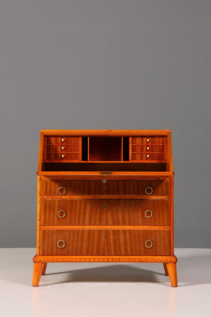 Stilvoller Mid Century Sekretär Vintage Büro Schrank Retro Kommode Office Secretary 60s